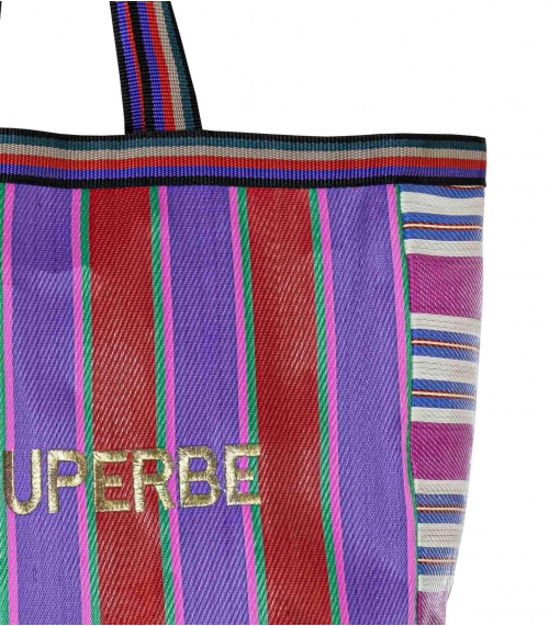 Sac de marché éco responsable - violet