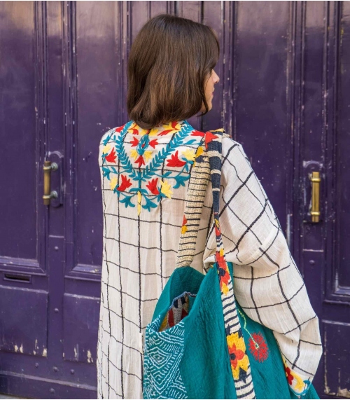 Embroidered Kimono free size