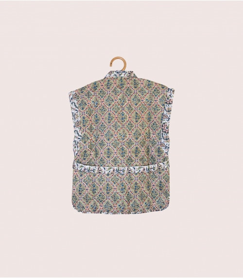 Indian jacket size S/M - sage green
