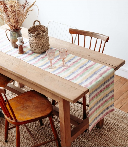 Chemin de table Hstripe 35x230cm