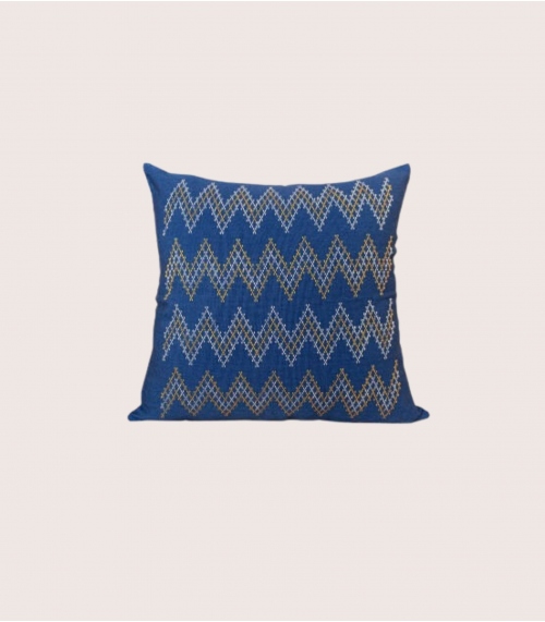 Housse de coussin tissée