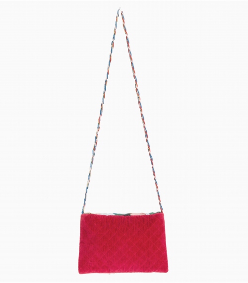 Sac en velours rouge