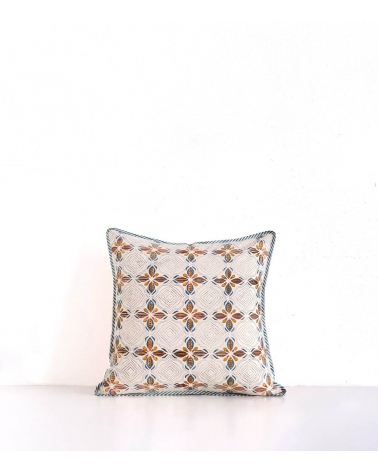 Housse de coussin tissée