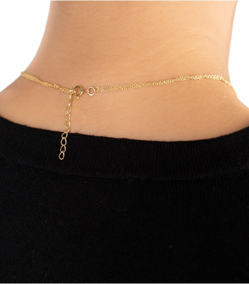 Gold plated necklace