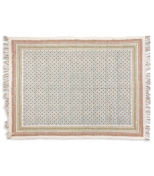 Tapis imprimé en coton