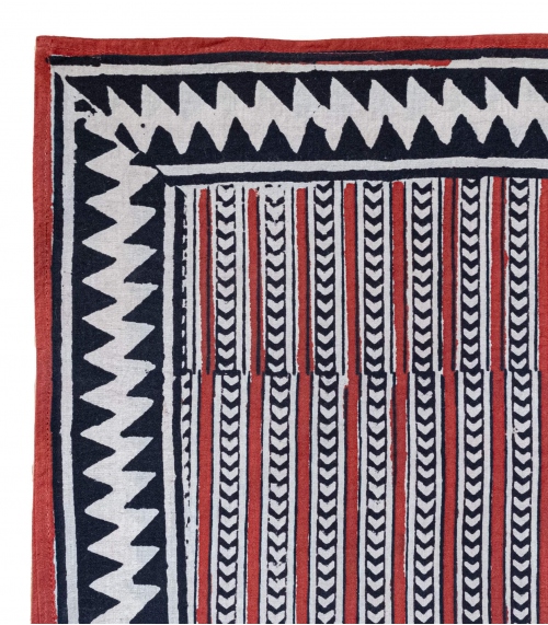 Foulard cheveux imprimé en coton