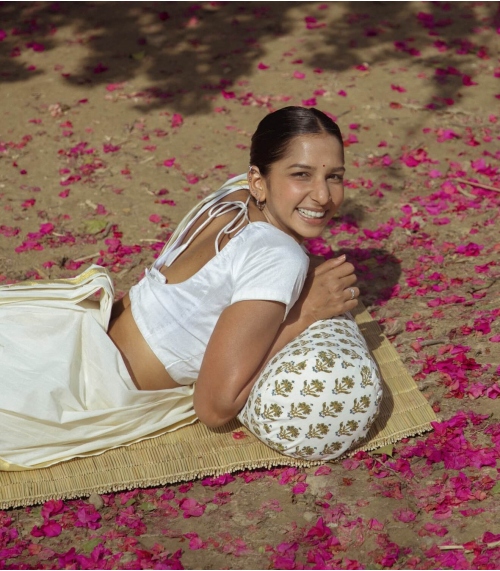 Meditation cushion - offwhite
