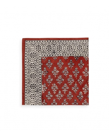 Floral bandana - red