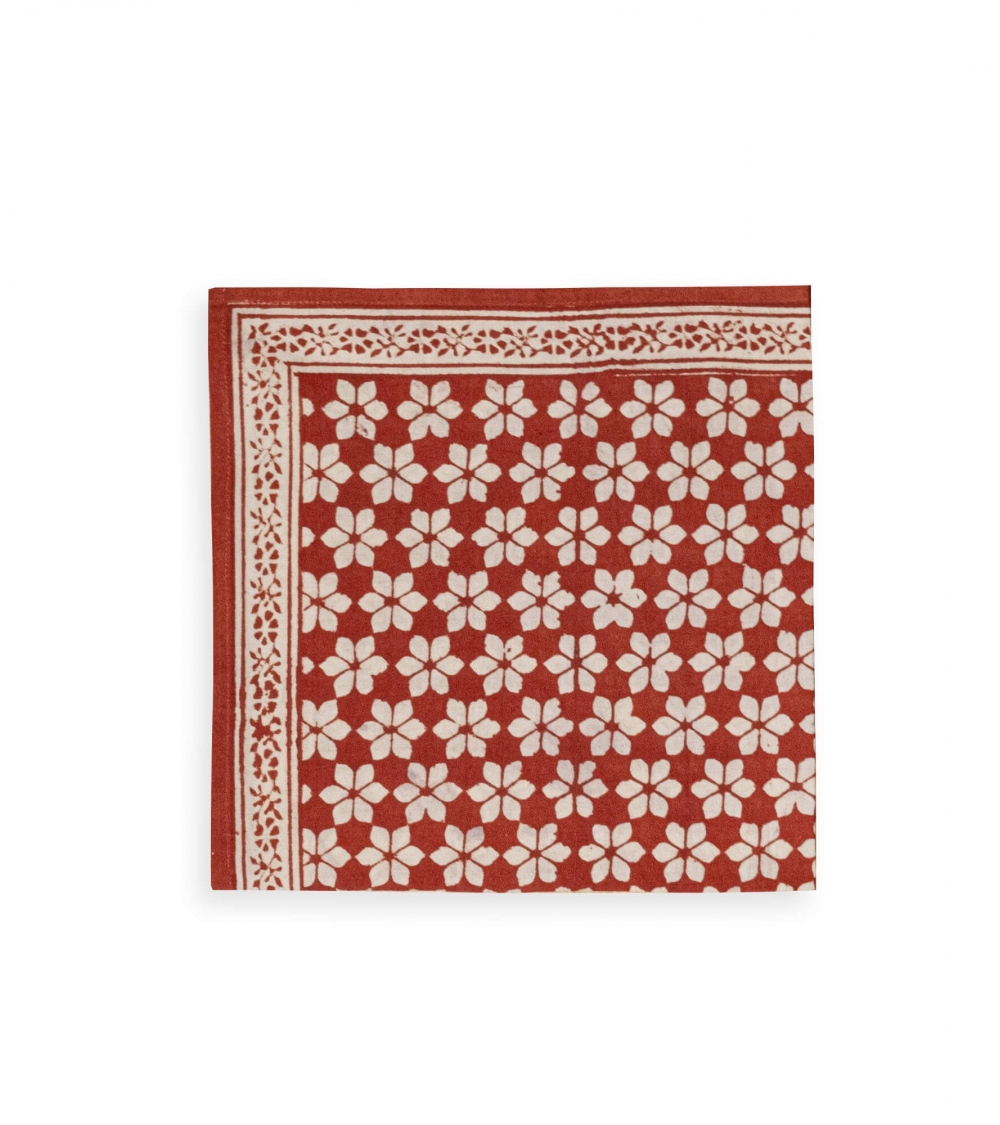 Bandana rouge brique
