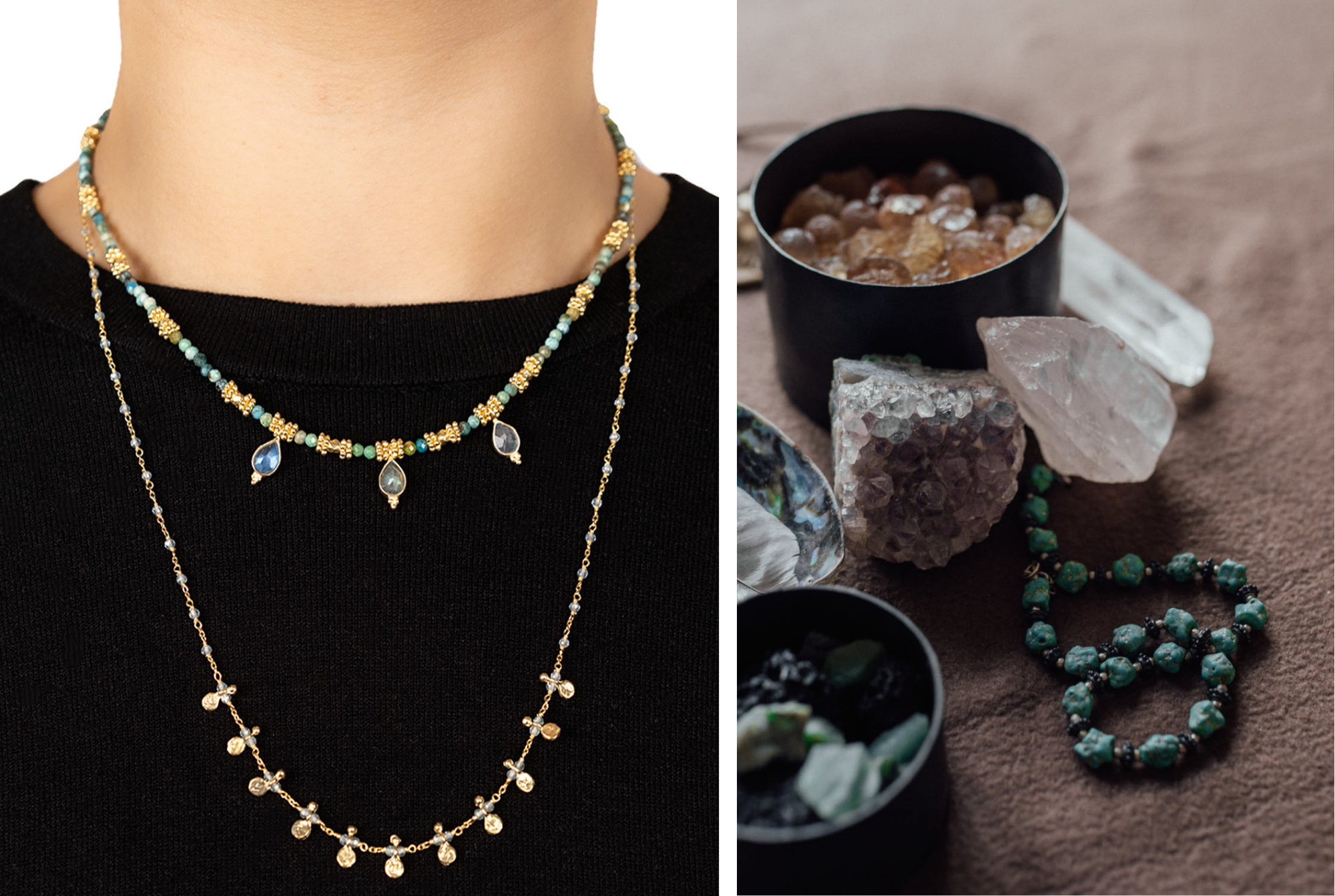 Collier boho chic indien