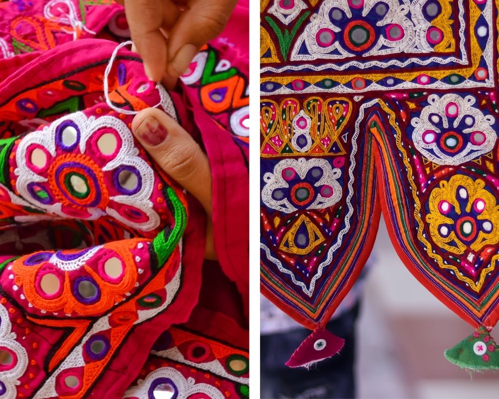 La Broderie miroir du KUTCH