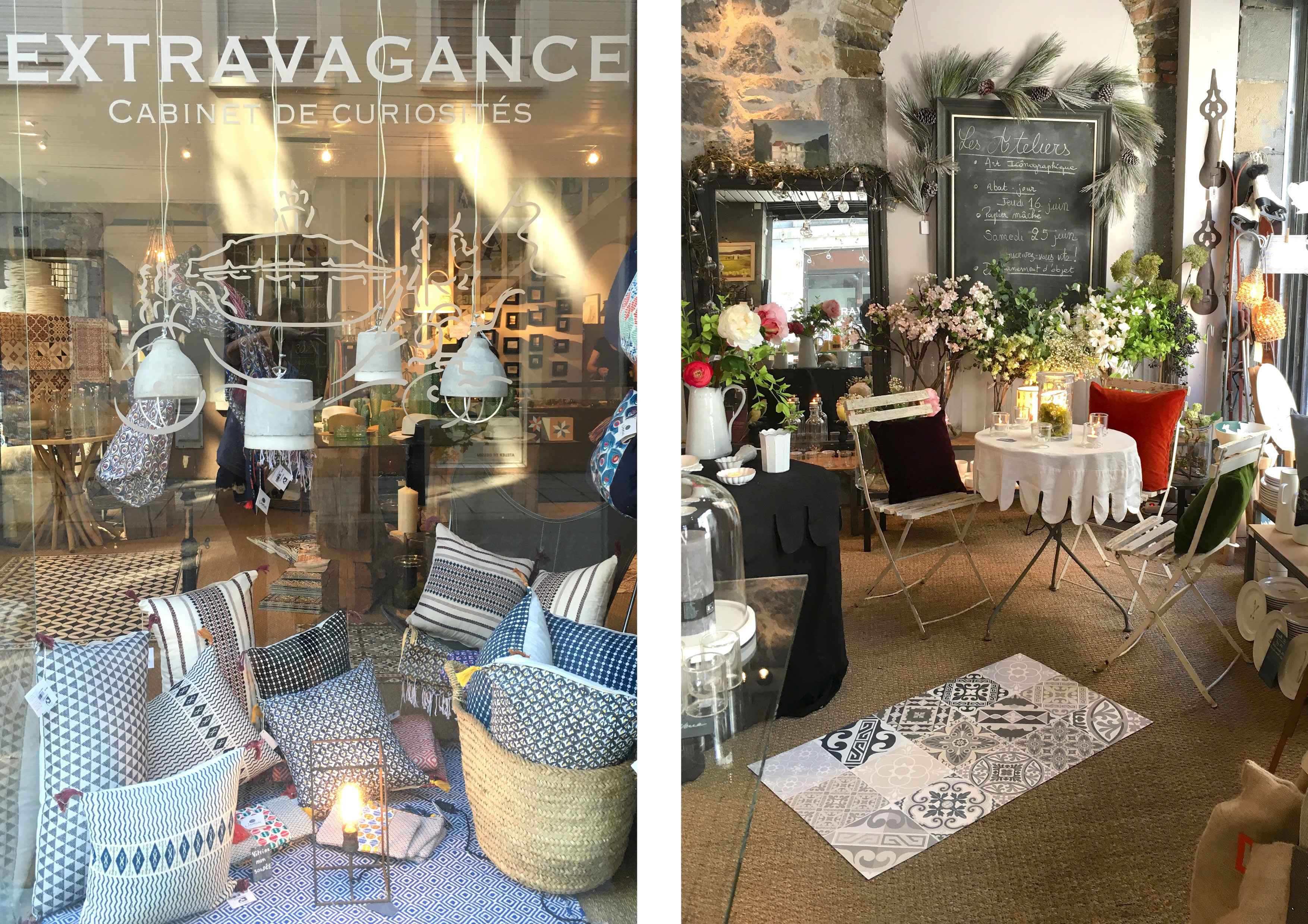 boutique de décoration et de fleurs