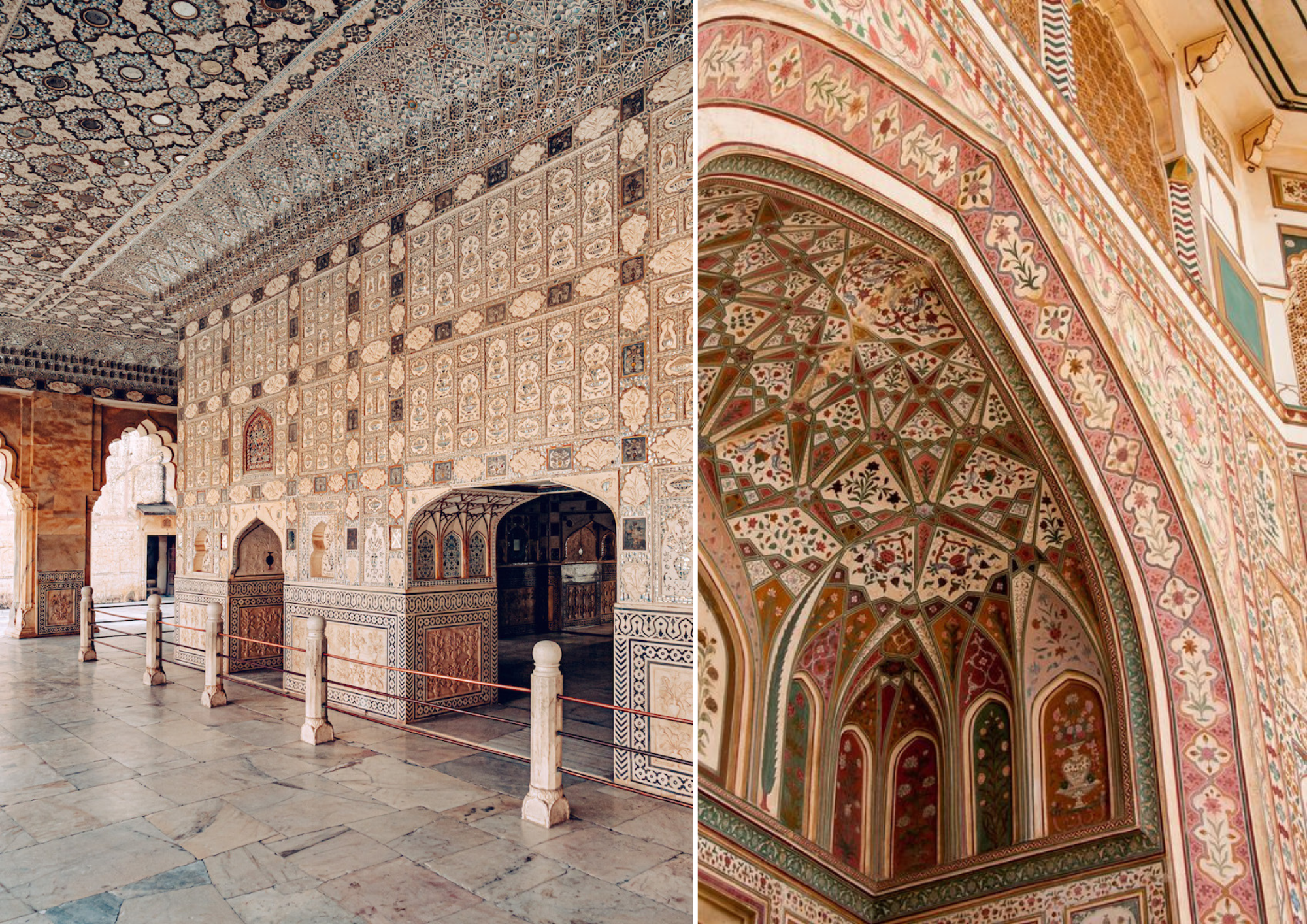 City Palace in Jaipur, sculptures on palace door