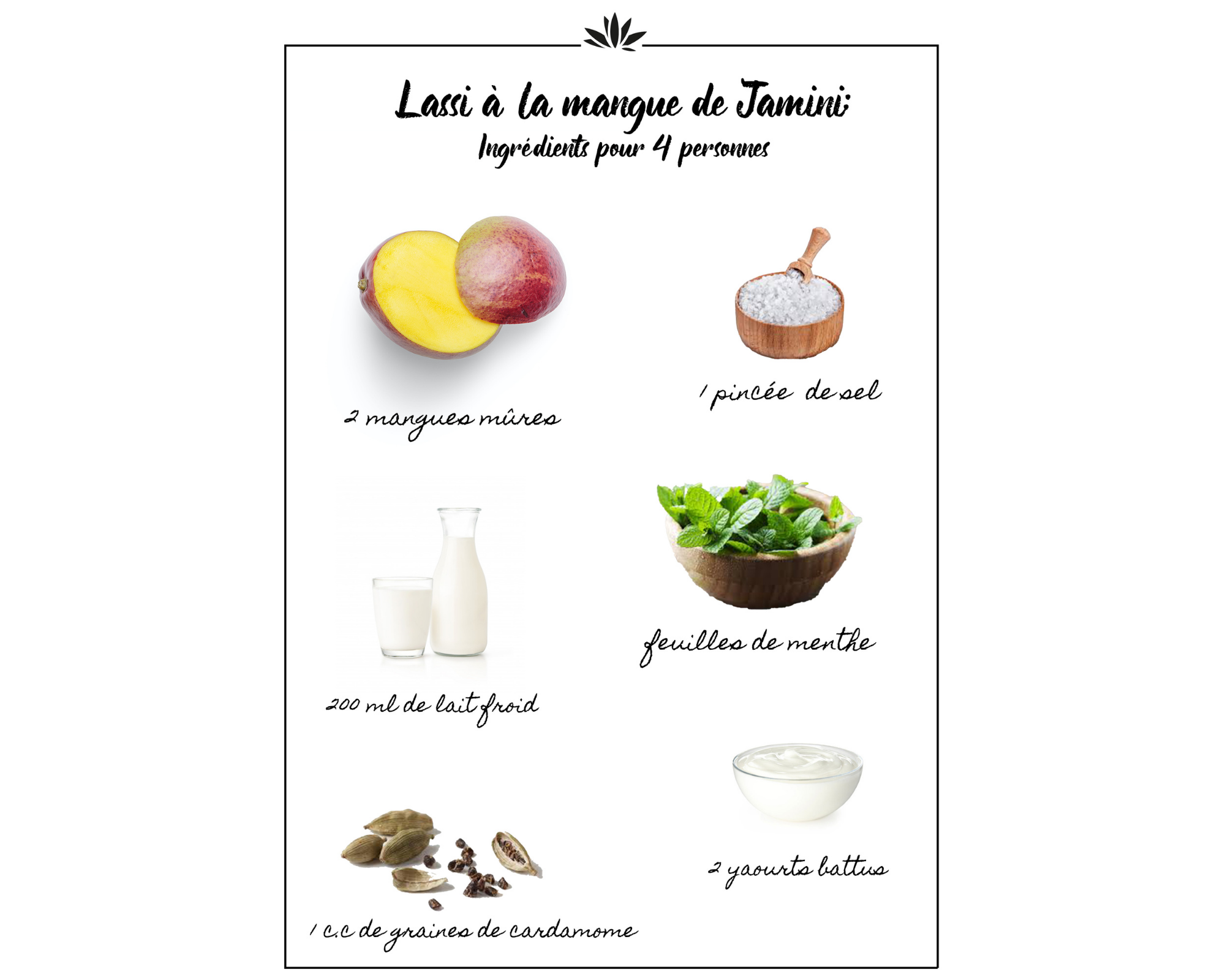 recette lassi mangue