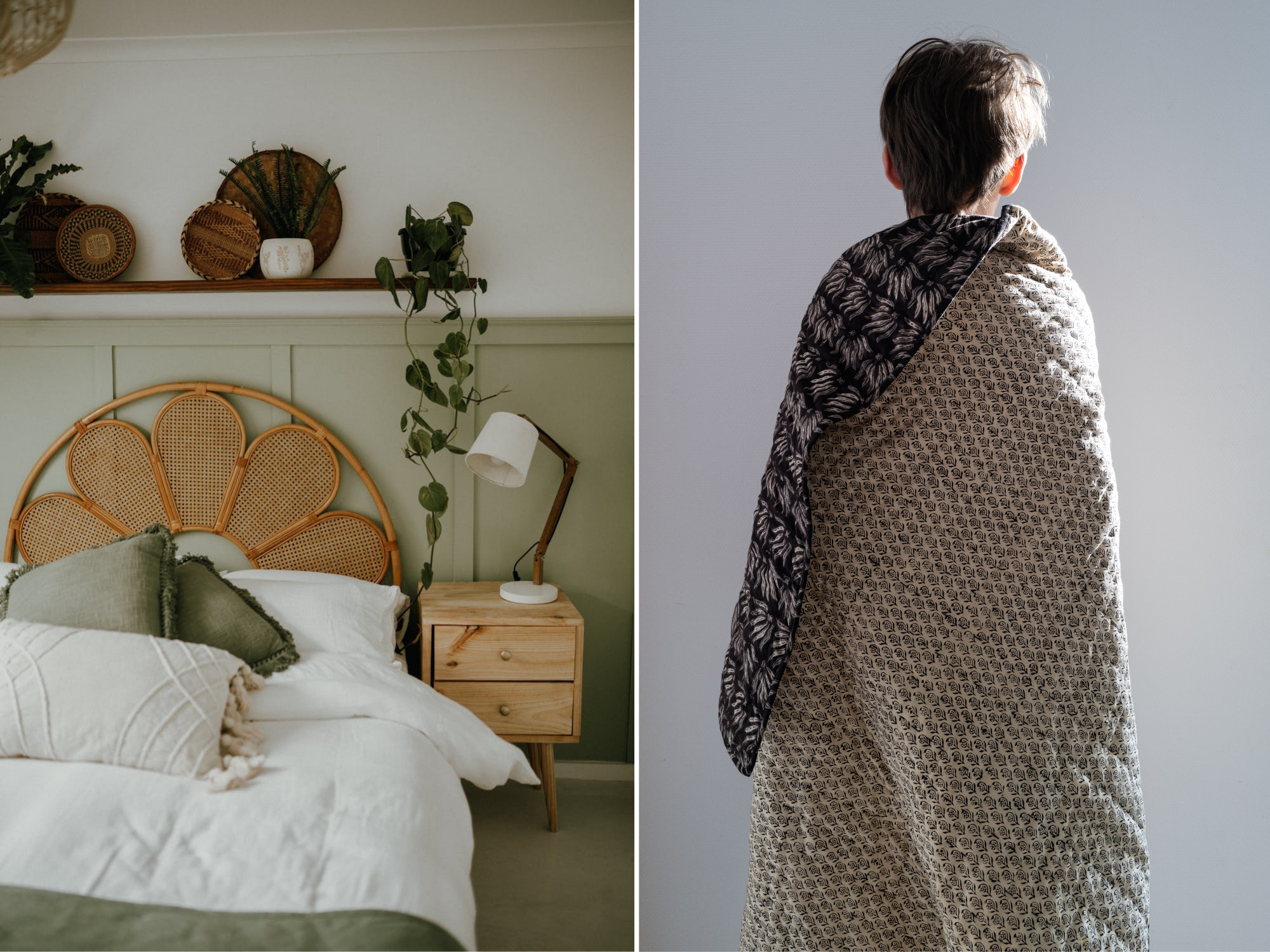 Édredon indien matelassé