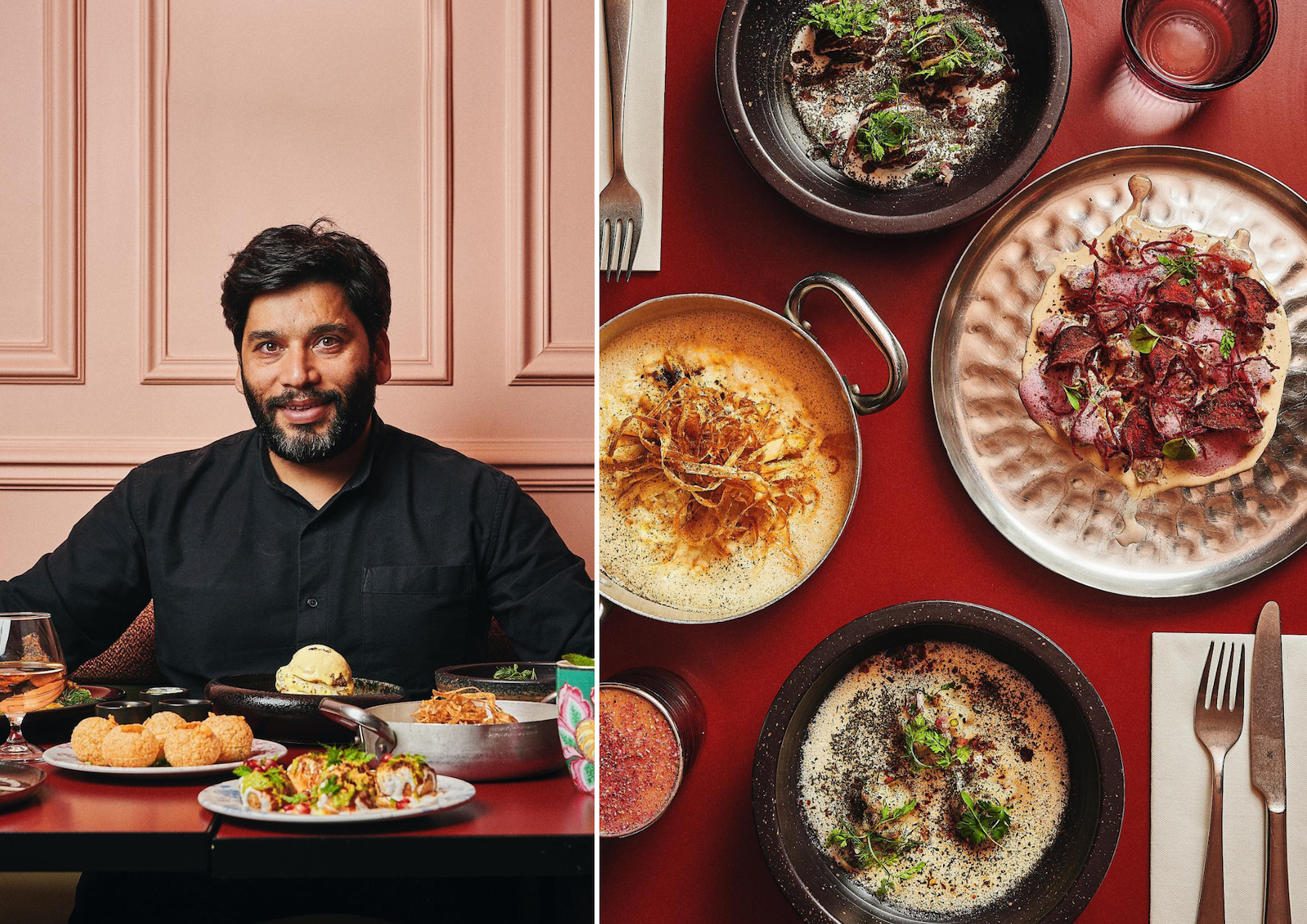 Indian chef Manoj Sharma, Indian cuisine at Jugaad restaurant in Paris