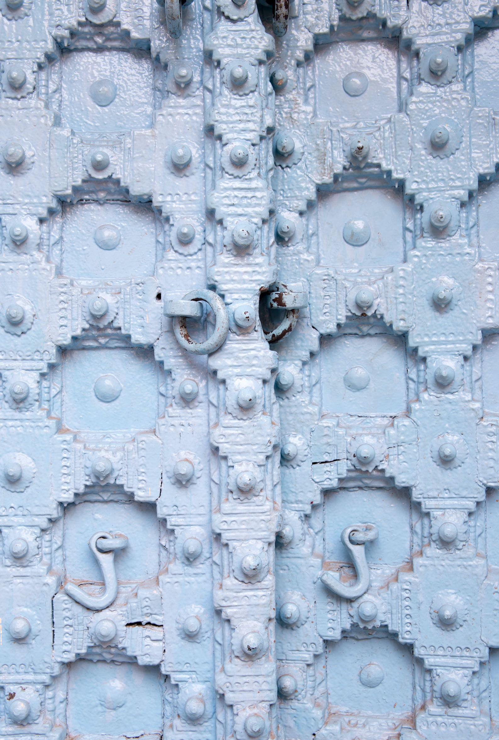 porte bleue