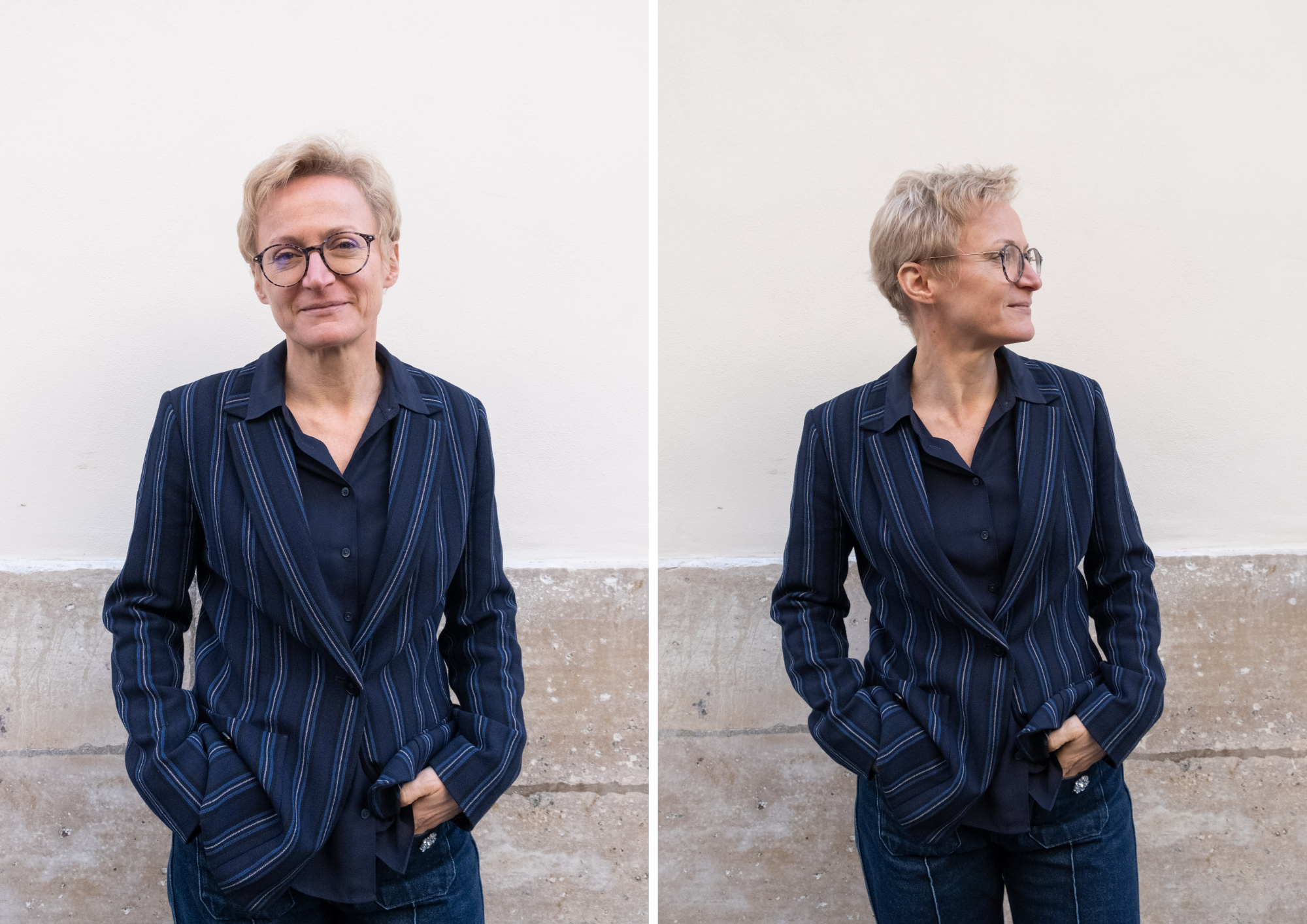 Woman in suit