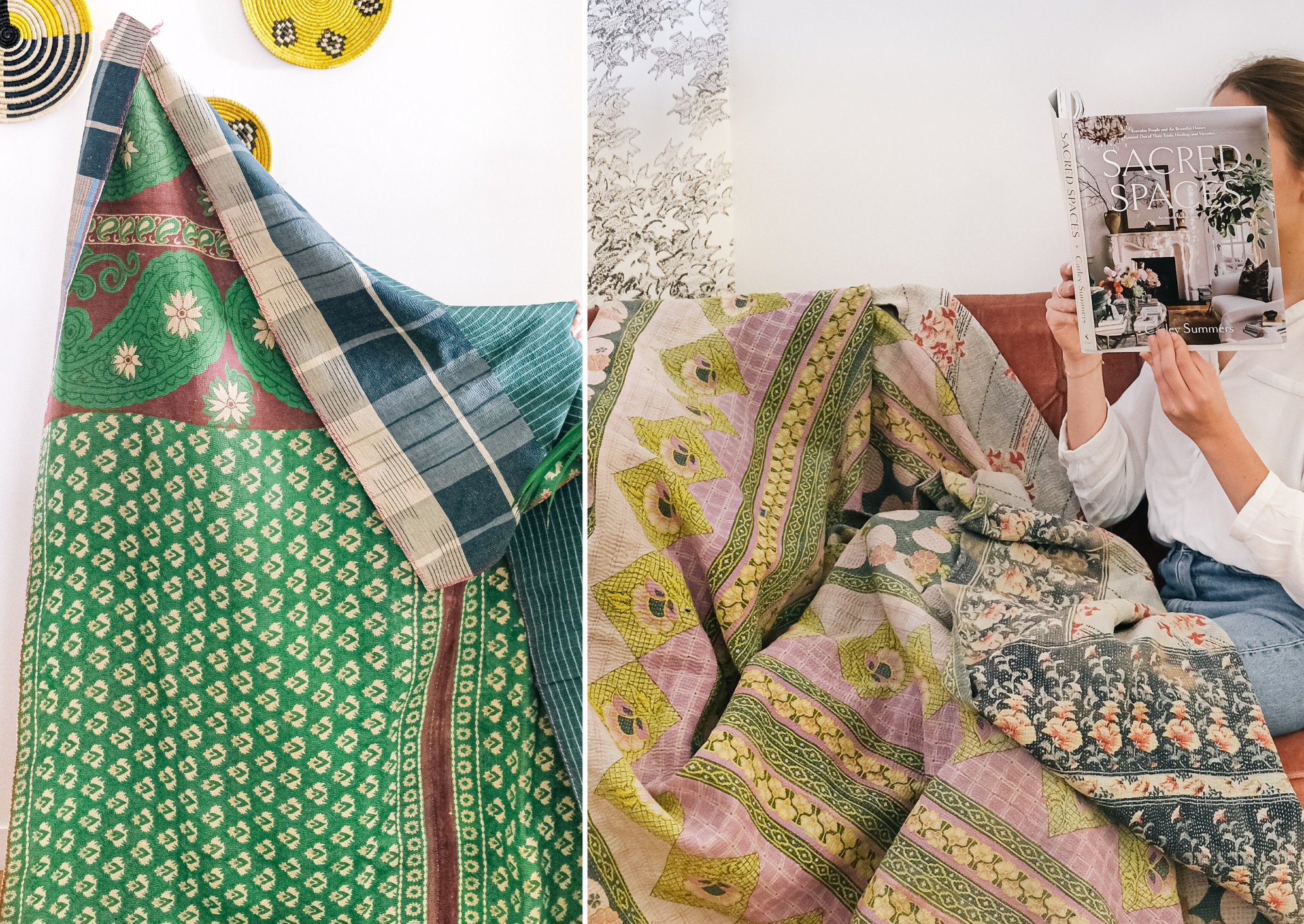 Handcrafted Indian Kanthas - Jamini