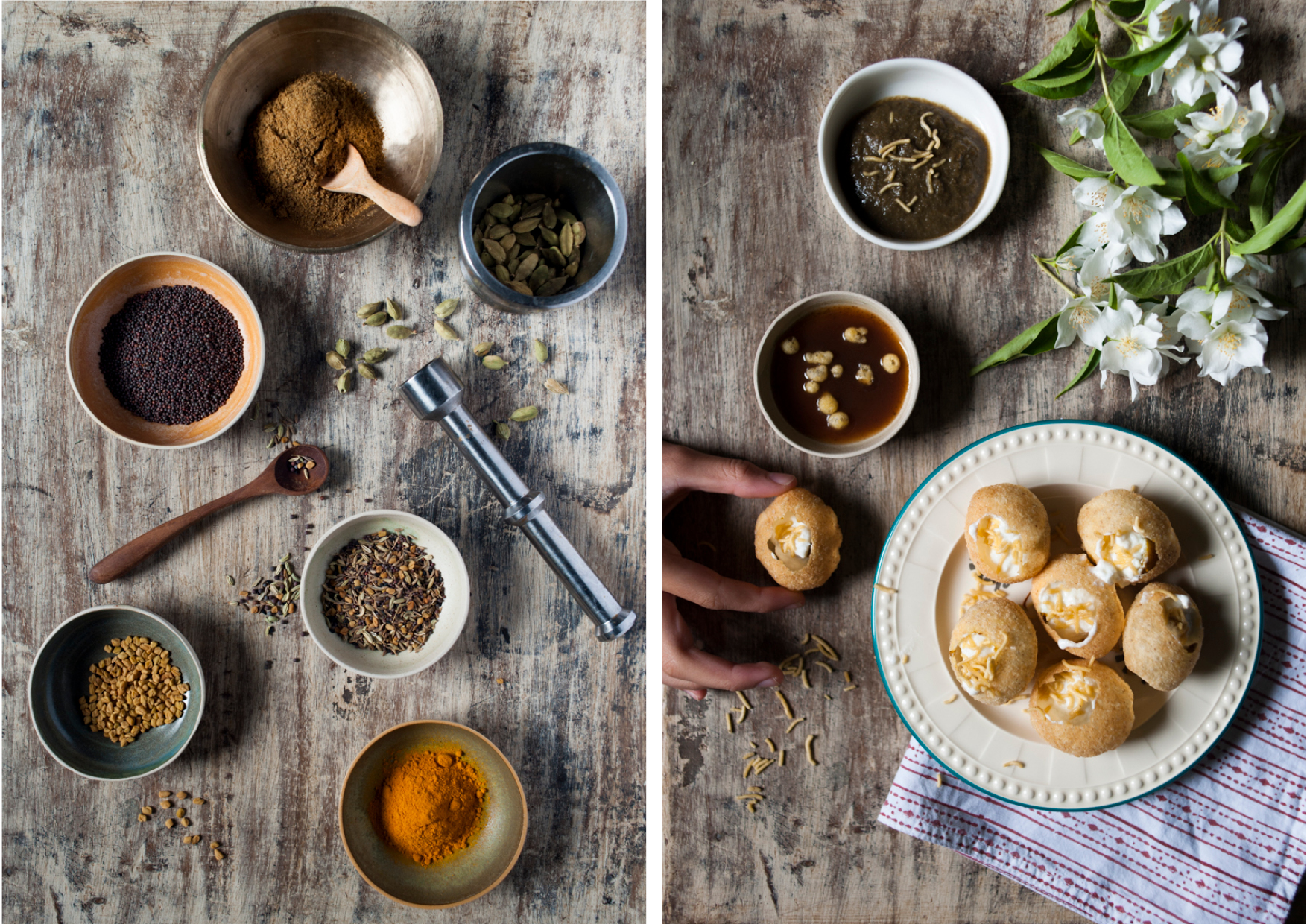 épices et Pani Puri