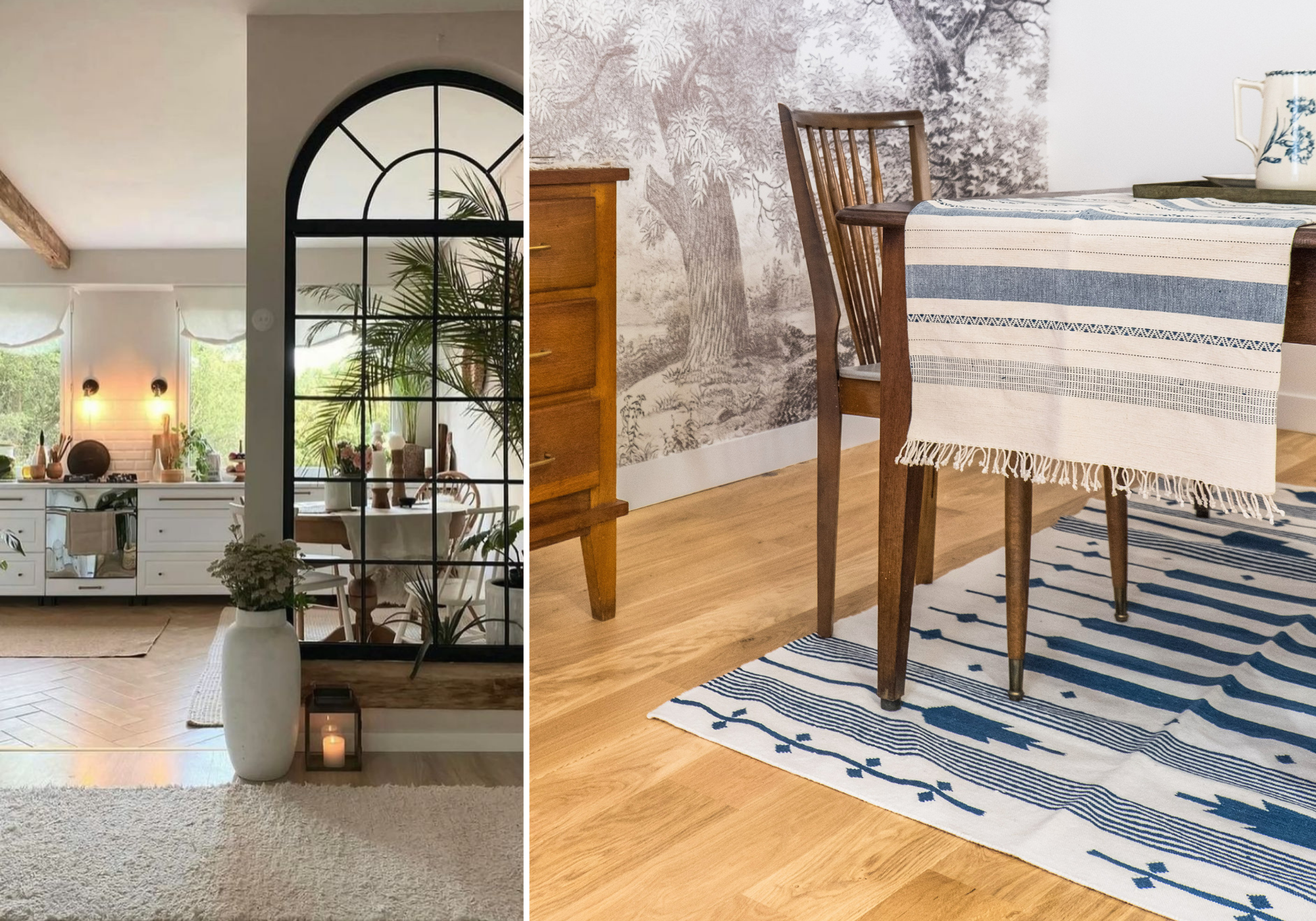 Tapis en laine indien tissé à la main - Jamini