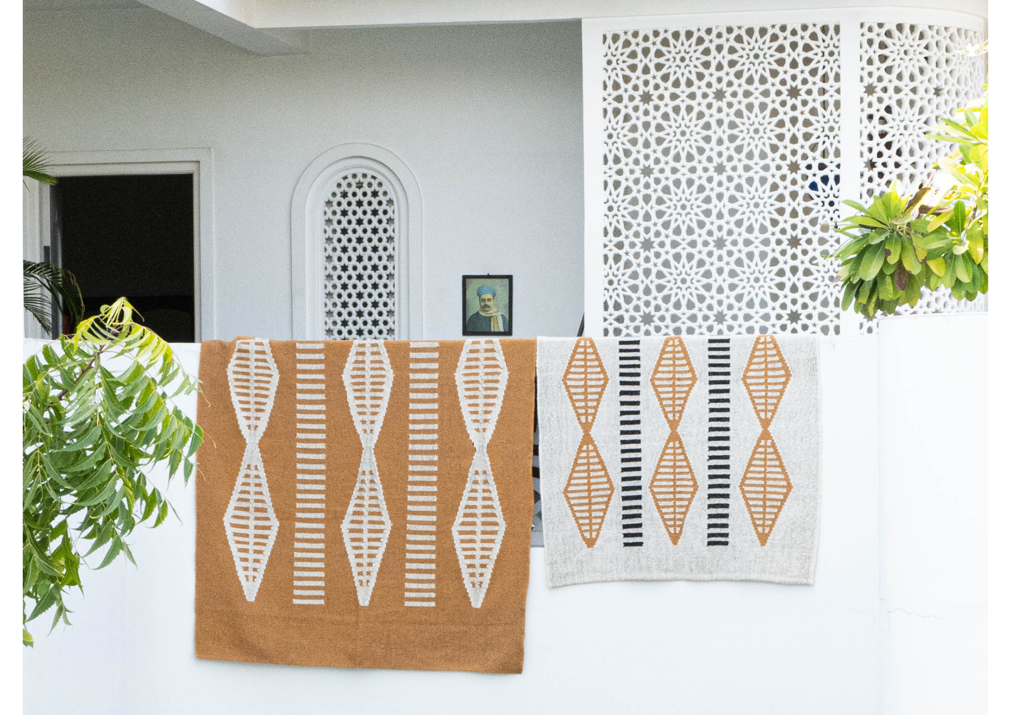 Tapis tissés en laine