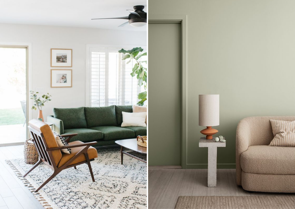 Boho chic interior decor