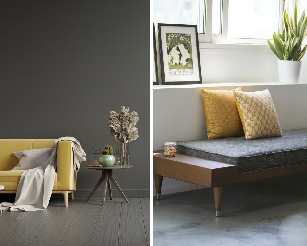 yellow cushion