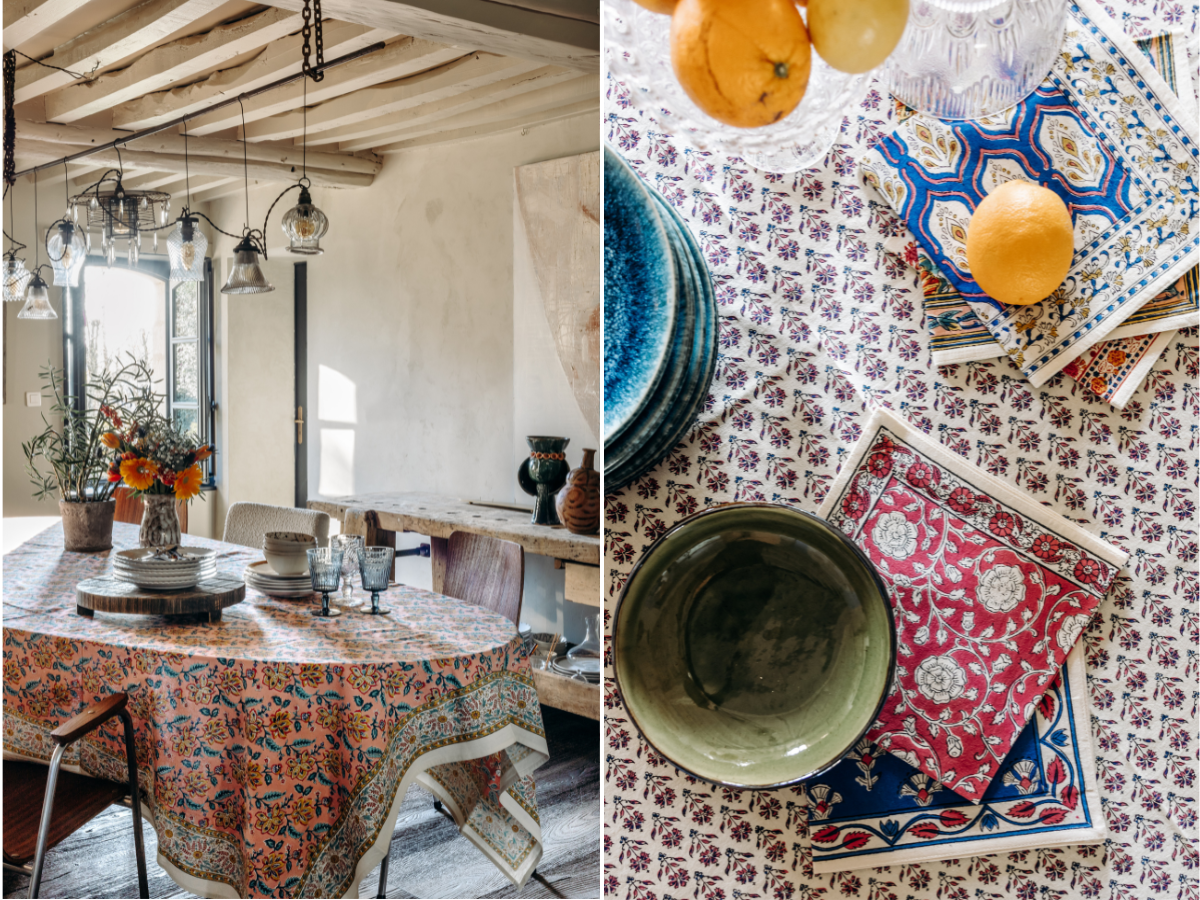 Linge de table indien